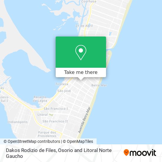 Dakos Rodizio de Files map