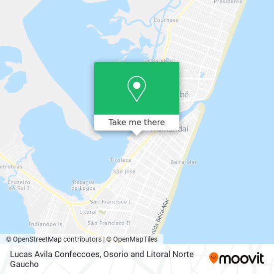 Lucas Avila Confeccoes map