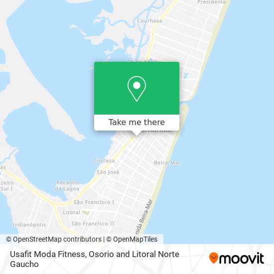 Usafit Moda Fitness map