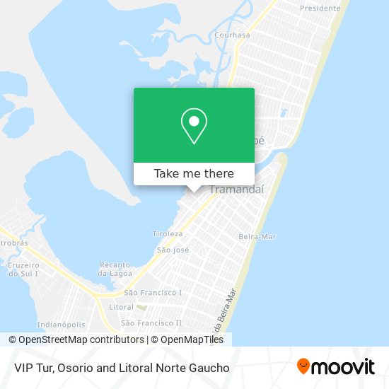 VIP Tur map