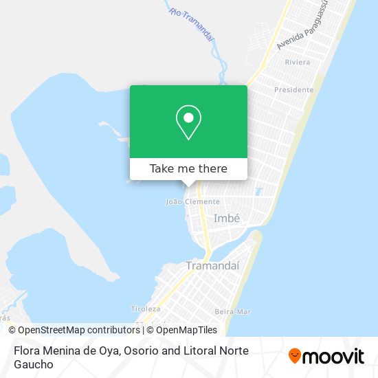 Flora Menina de Oya map