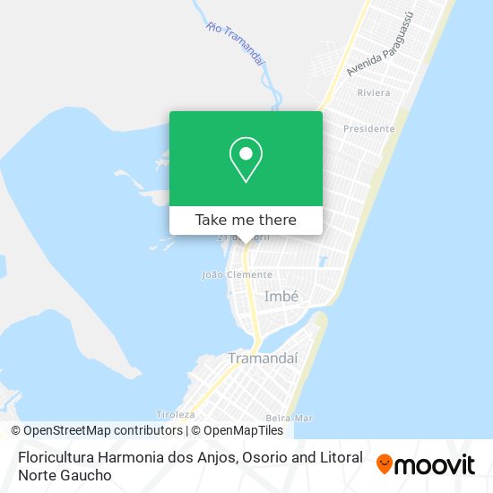 Floricultura Harmonia dos Anjos map