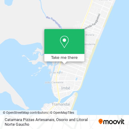 Catamara Pizzas Artesanais map