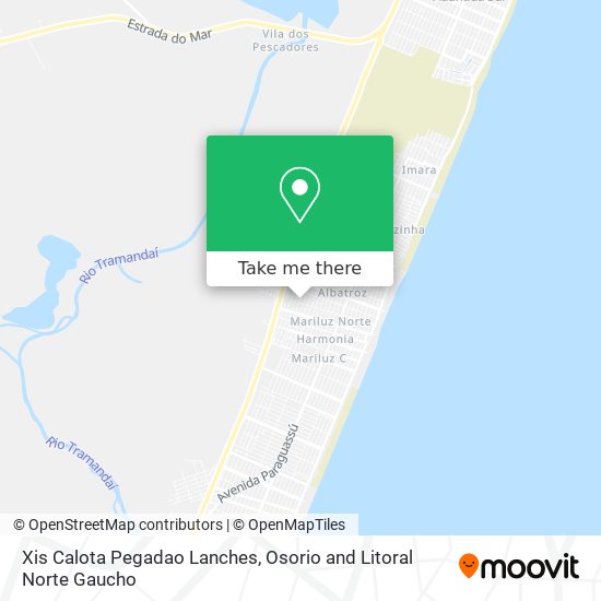 Xis Calota Pegadao Lanches map