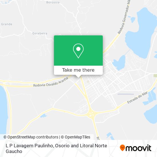 L P Lavagem Paulinho map