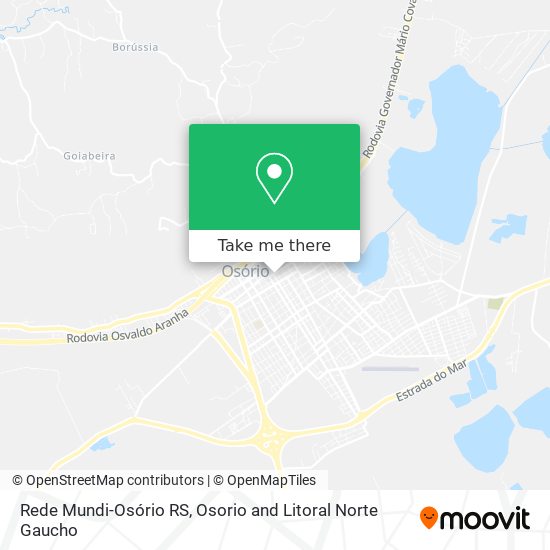 Rede Mundi-Osório RS map
