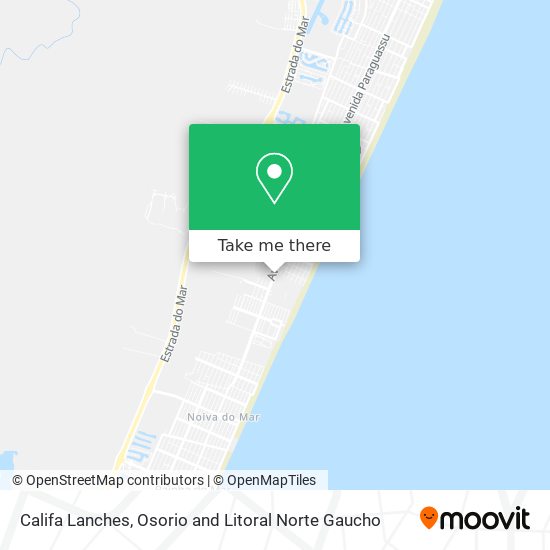 Califa Lanches map