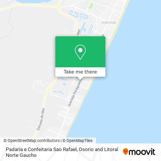 Padaria e Confeitaria Sao Rafael map
