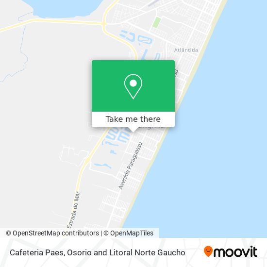 Cafeteria Paes map