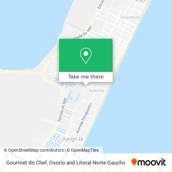 Gourmet do Chef map