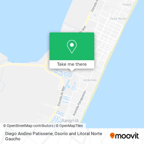 Diego Andino Patisserie map