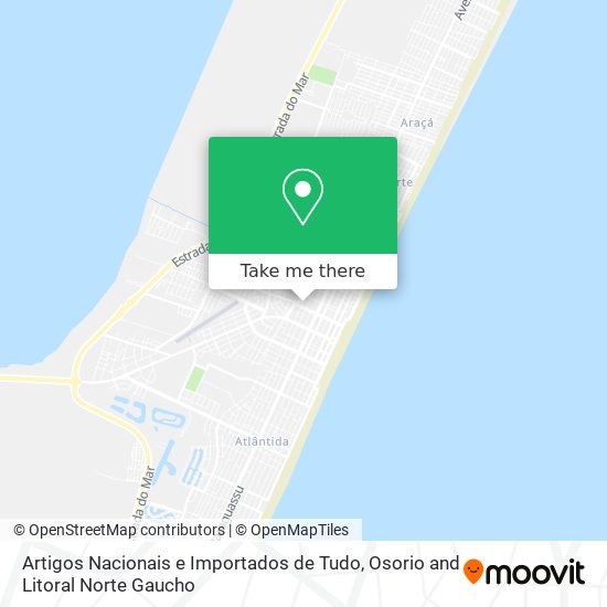 Mapa Artigos Nacionais e Importados de Tudo