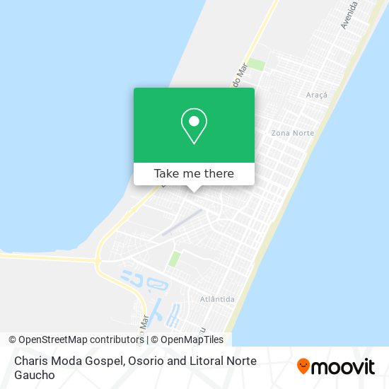 Charis Moda Gospel map