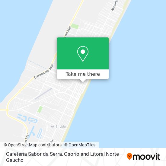 Cafeteria Sabor da Serra map