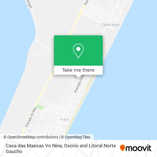 Casa das Massas Vo Nina map