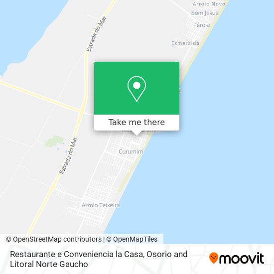 Restaurante e Conveniencia la Casa map