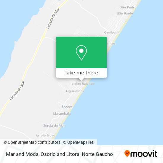 Mar and Moda map
