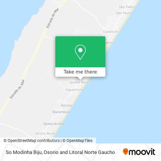 So Modinha Biju map