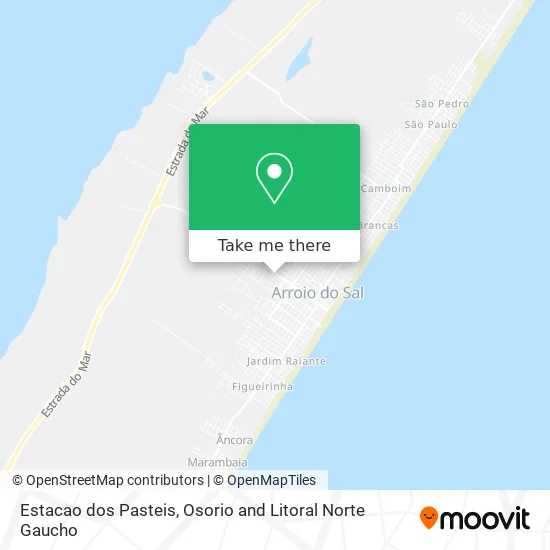 Estacao dos Pasteis map