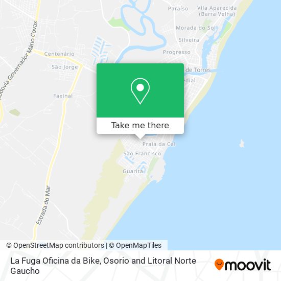 La Fuga Oficina da Bike map