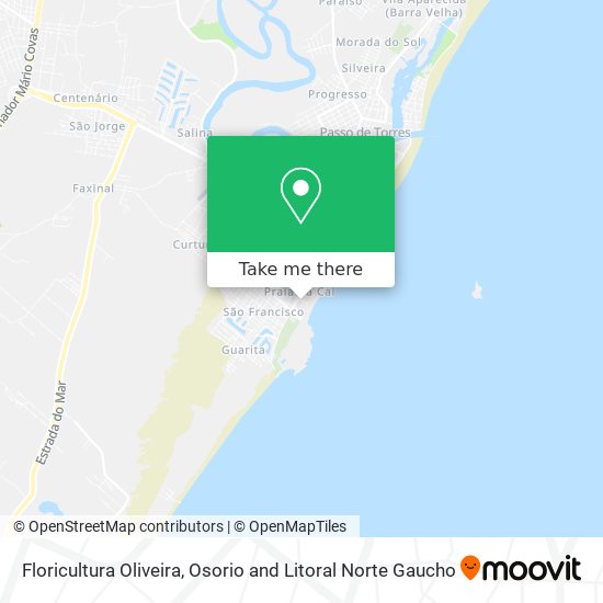 Floricultura Oliveira map