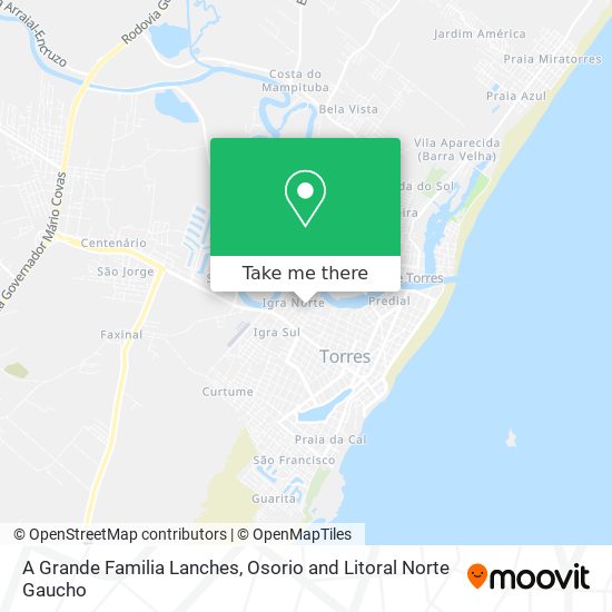 A Grande Familia Lanches map
