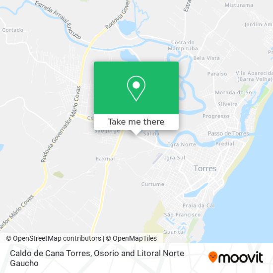 Caldo de Cana Torres map