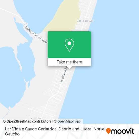 Lar Vida e Saude Geriatrica map