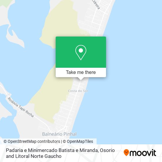 Padaria e Minimercado Batista e Miranda map