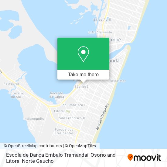 Escola de Dança Embalo Tramandaí map