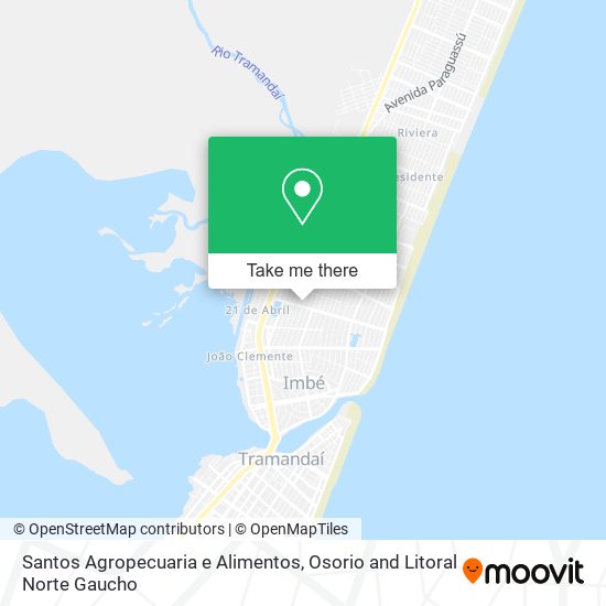 Santos Agropecuaria e Alimentos map