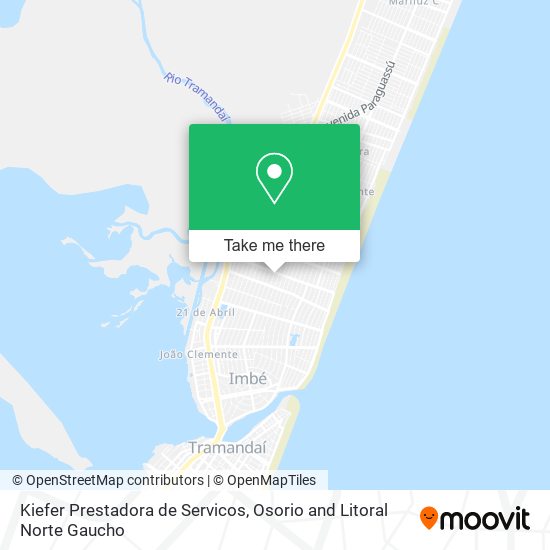 Kiefer Prestadora de Servicos map