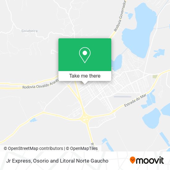 Jr Express map