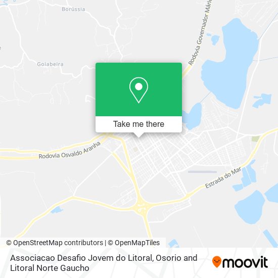 Associacao Desafio Jovem do Litoral map