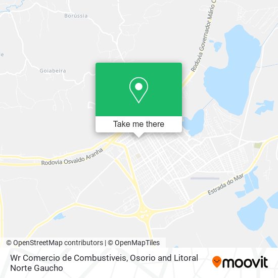 Wr Comercio de Combustiveis map