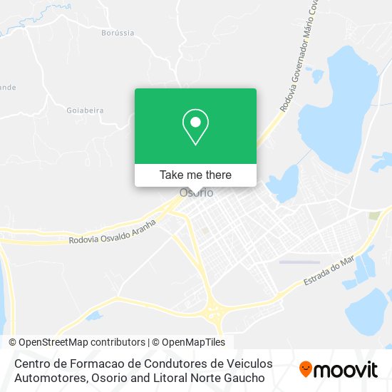 Centro de Formacao de Condutores de Veiculos Automotores map