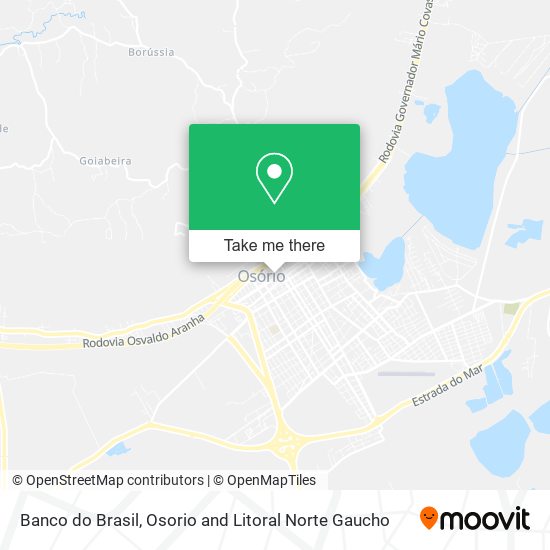 Banco do Brasil map