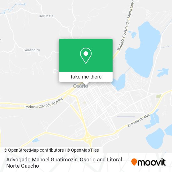 Advogado Manoel Guatimozin map