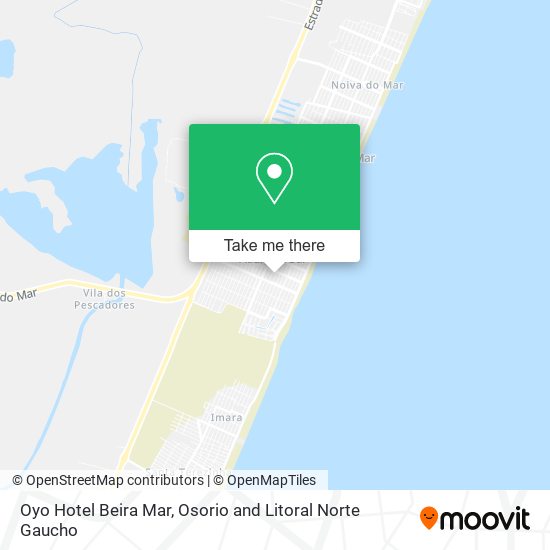 Mapa Oyo Hotel Beira Mar