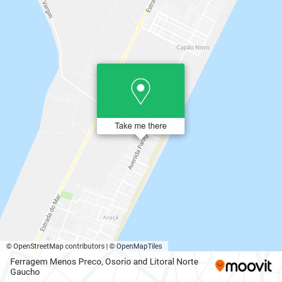 Ferragem Menos Preco map