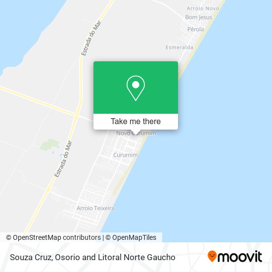 Souza Cruz map