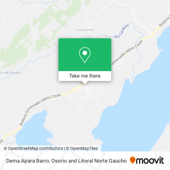 Dema Apara Barro map