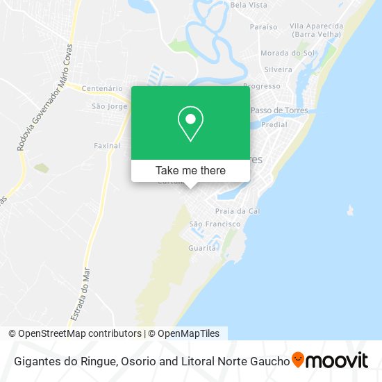 Gigantes do Ringue map