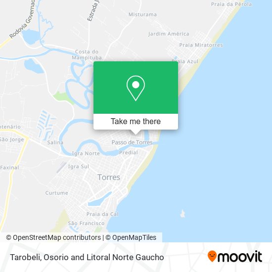 Tarobeli map