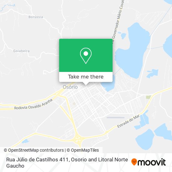 Mapa Rua Júlio de Castilhos 411