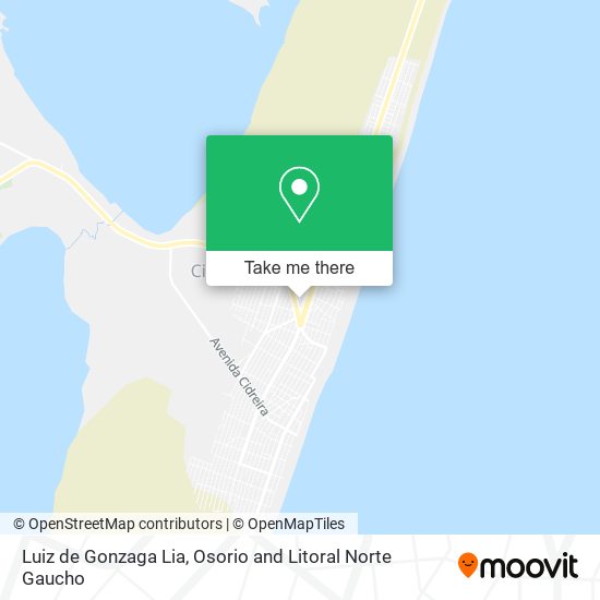 Luiz de Gonzaga Lia map