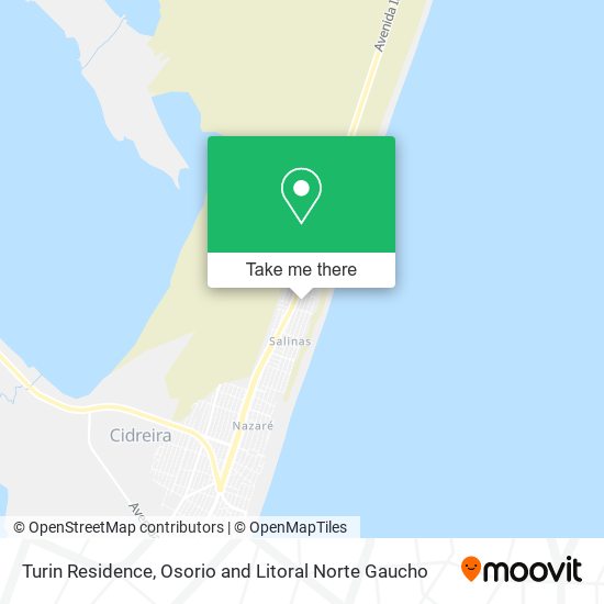 Turin Residence map