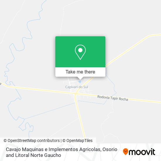 Cavajo Maquinas e Implementos Agricolas map