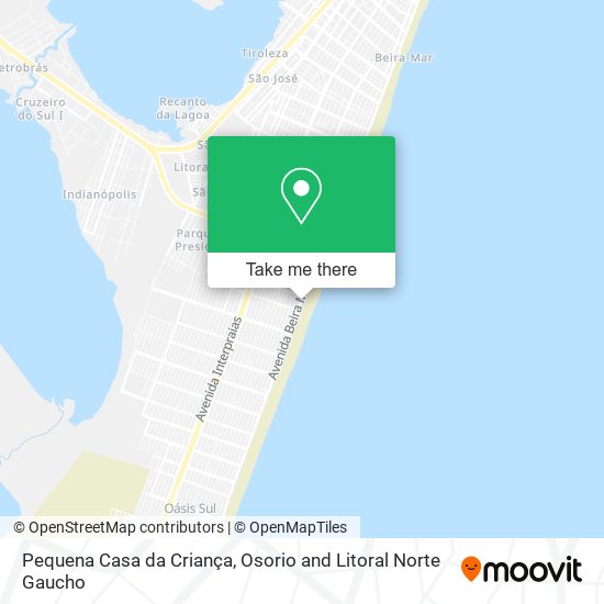 Pequena Casa da Criança map