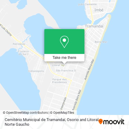 Cemitério Municipal de Tramandaí map